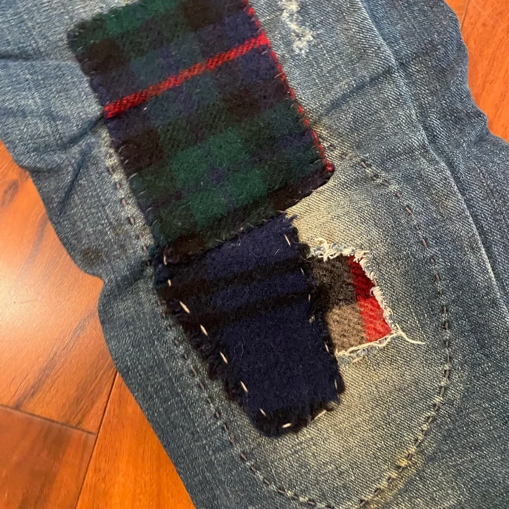 RALPH LAUREN PATCHWORK JEANS - Picture 5 of 16
